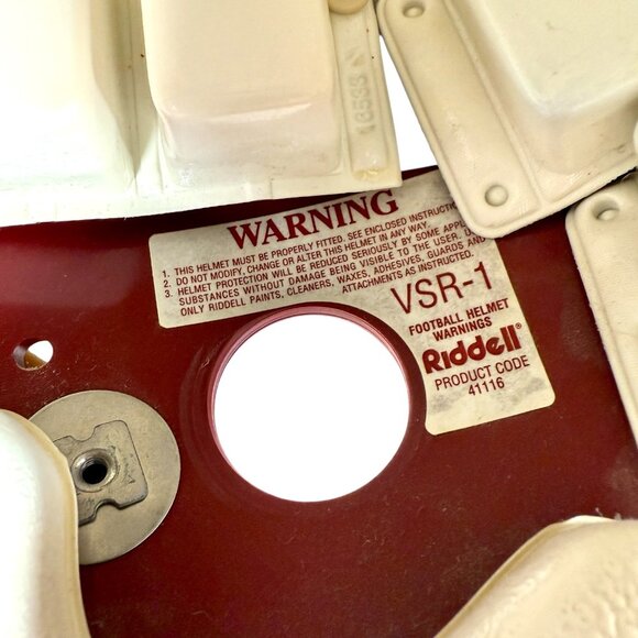 Vintage Washington Redskins Riddell VSR1 Football Helmet - Picture 7 of 9